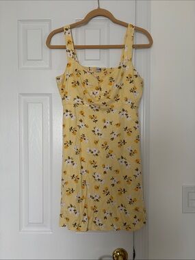 Yellow Floral Sundress